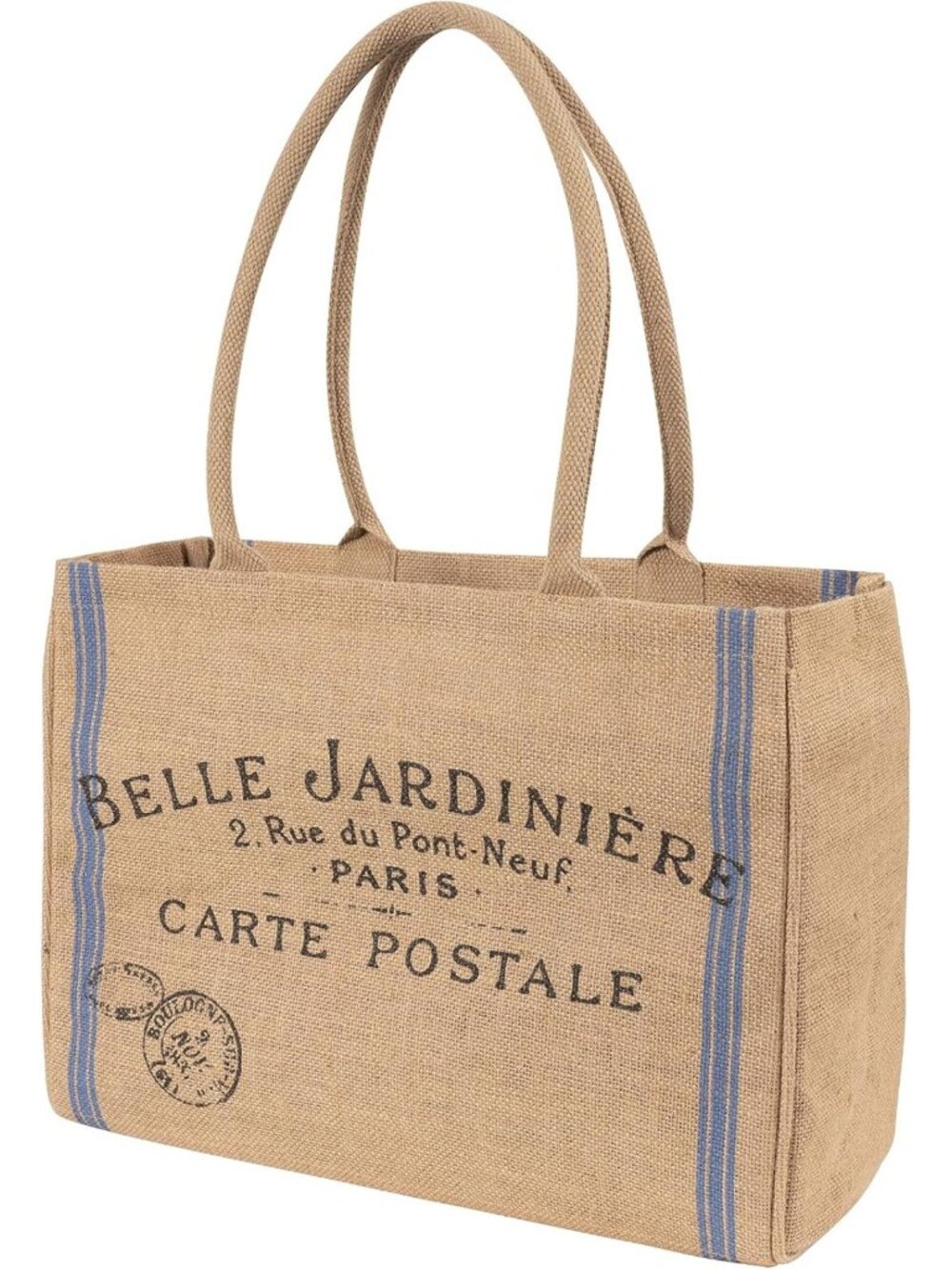 Stylish Jute Market Tote Bag with Handles - Eco-Friendly, Versatile & Durable